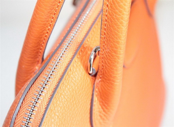 High Quality Replica Hermes Bolide Togo Leather Tote Bag Orange 509084 - Click Image to Close